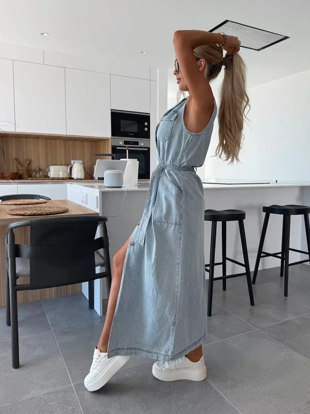 Elina - Maxi-Denimkleidung