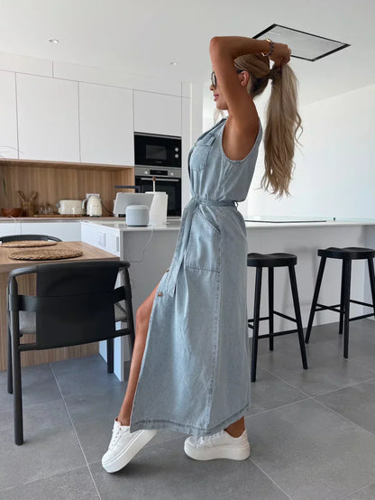 Elina - Maxi-Denimkleidung